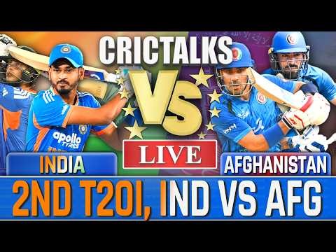 🔴 Live: IND vs AFG, 2ND T20I Live Cricket Match Today, IND VS AFG, Live Match Commentary, 1st Inn