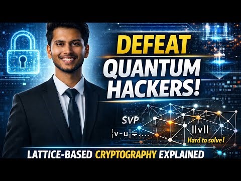 Quantum Hackers vs Mathematics?! | Lattice-Based Cryptography Explained (Future of Cybersecurity)