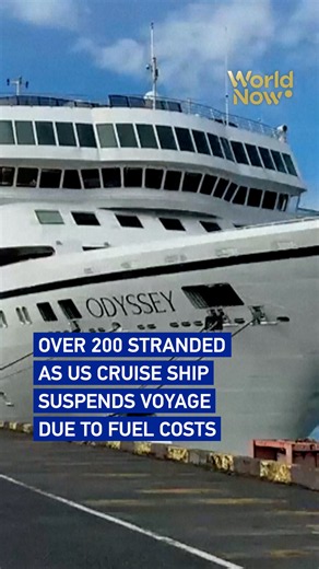 Over 200 stranded as US cruise ship suspends voyage due to fuel costs