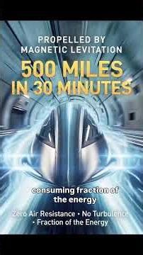 #Hyperloop #HyperloopTransport #FutureOfTransportation #500MilesIn30Minutes #HighSpeedTravel