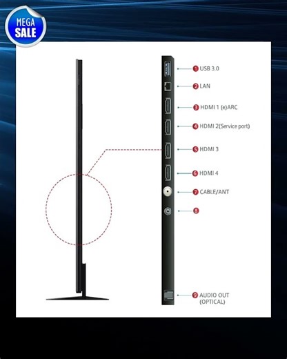 TCL 189 cm (75 inches) 4K UHD Smart QD-Mini LED Google TV 75C8K