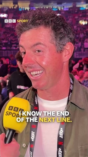 Can Robbie Williams, Ashton Hall, Rory McIlroy finish the lyric? 🎤 | BBC Sport #shorts #boxing