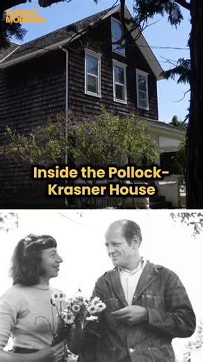 CBS Sunday Morning 🌞 on X: "Jackson Pollock and Lee Krasner moved into their East Hampton home in the winter of 1945, with no plumbing or heating. From there, they created work that sent seismic tremors through the art world." / X