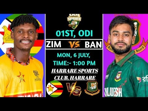 Zimbabwe vs Bangladesh | 1st ODI | Match Winner | Advance Report | Defend or Chase ?