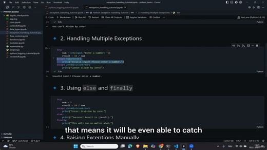 10 - Exception Handling in Python
