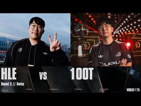 HLE vs 100T | WORLDS 2025 | Swiss | Game 01 | Hanwha Life Esports vs 100 Thieves