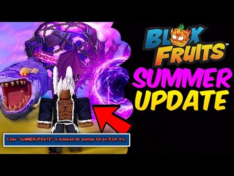 New Summer Update IN 6 HOURS! Trailer + Venom Rework in Blox Fruits Update