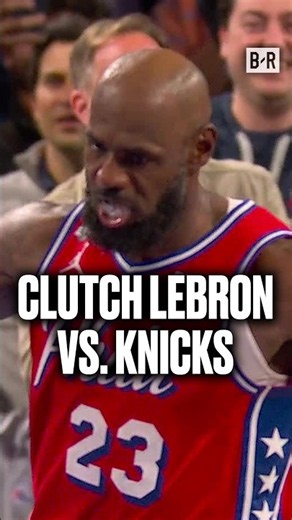 LeBron helps seal the win vs. the Knicks 🔥