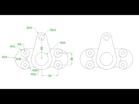 AutoCAD 2D Drawing Tutorial for Beginners - 36 | Step-by-Step Practice | Bottle | Water Bottle