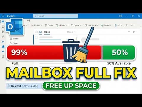 How to Fix Mailbox Full Error in Outlook (2026) — Quick & Easy