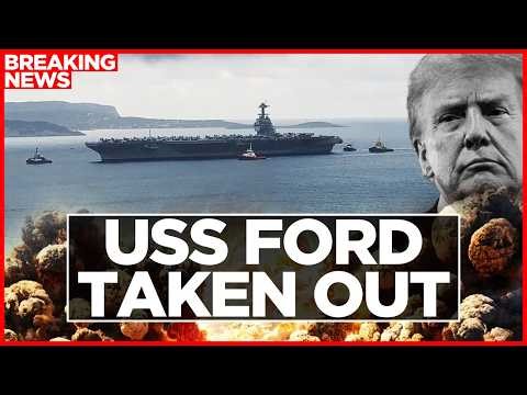USS FORD BREAKDOWN: US Navy Makes Emergency Stop in Greece After Fire; Out of Combat! | US-Iran War