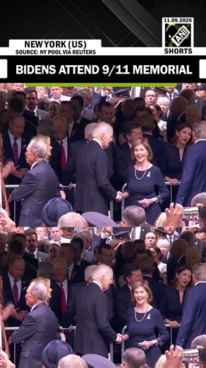 Former US President Joe Biden, Jill Biden attend 25th anniversary ceremony of 9/11 attacks