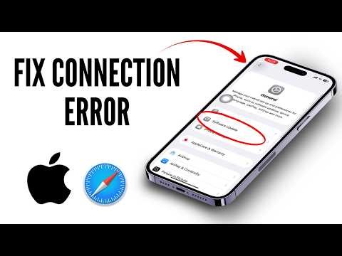 How to Fix Safari Cannot Open the Page Because Your iPhone is Not Connected to the Internet (2026)