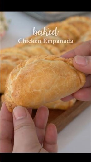 Baked Chicken Empanada #recipe #shorts #baking