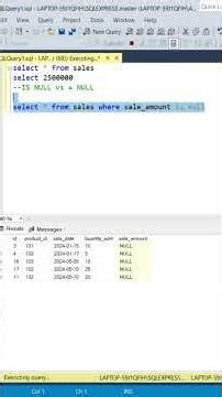 IS NULL vs = NULL — Simple & Clear Explanation (SQL) #shorts #sqlstatements