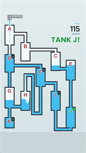 Which tank fills first? One pipe is sealed 💧