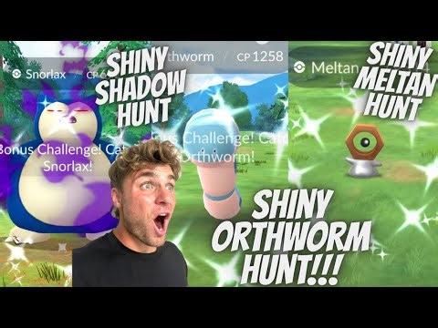 ✨NEW SHINY SHADOW HUNT!!! Shiny Varoom & Orthworm and Shiny Meltan Hunt LIVE In Pokemon Go!✨