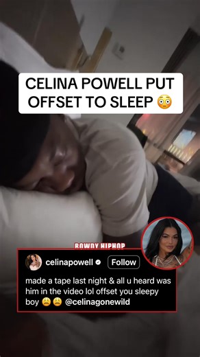 Celina Powell records her in the bed with Offset 😳 | Rowdy Hip Hop