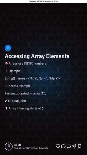 Lesson 14: Arrays Explained for Beginners | Java Arrays Tutorial & Examples #coding #techlearn