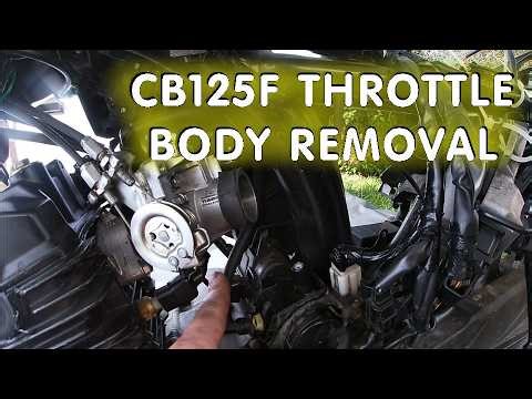 Throttle Body Removal Honda CB125F