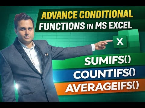 Advance Conditional Functions in MS Excel