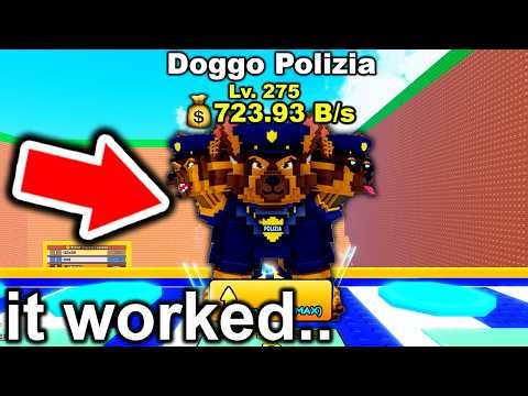 I Got SECRET DOGGO POLIZIA BRAINROT UPDATE in Escape Tsunami For Brainrots