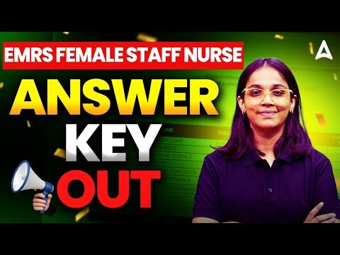 EMRS Female Staff Nurse Answer Key 2025 Out! | EMRS Staff Nurse Paper Solution 2025 #EMRSStaffNurse