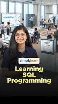 SQL Roadmap 2026 | How To Learn SQL? | Learning SQL Programming | SQL Guide | #Shorts | #Simplilearn