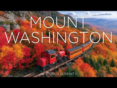 Mount Washington 4K 🍂 Autumn in New Hampshire 🍂 White Mountains, Kancamagus Highway & Golden Forests
