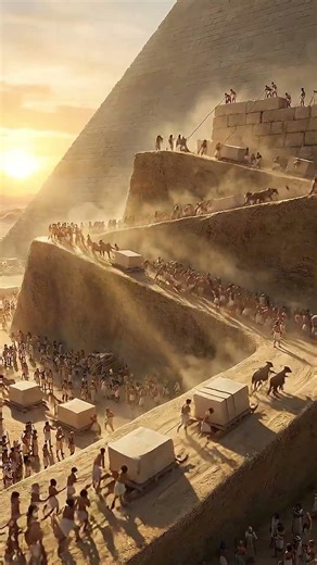 How the Egyptian Pyramids were built