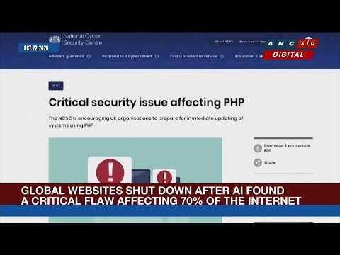 Global websites shut down after ai found a critical flaw affecting 70% of the internet | ANC