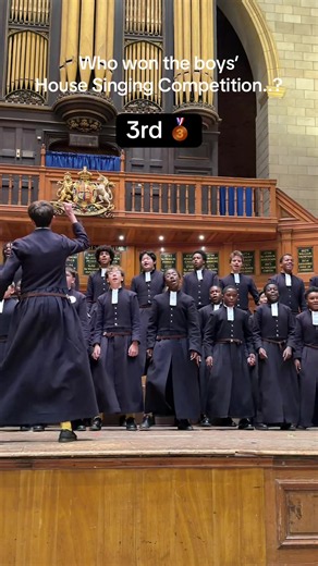 Christ’s Hospital Boys’ House Singing Winners — 1st, 2nd & 3rd Place