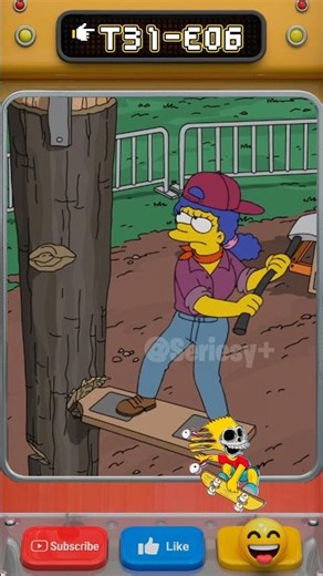 Marge no aguantó más y tomó el hacha 🤯🪓