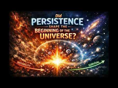 Did Persistence Shape the Beginning of the Universe
