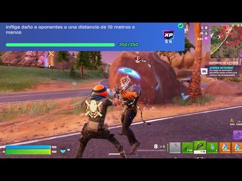 Misiones Fortnite Overwatch - Inflige daño a oponentes a una distancia de 10 metros o menos