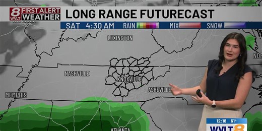 Cooler temperatures track into the weekend