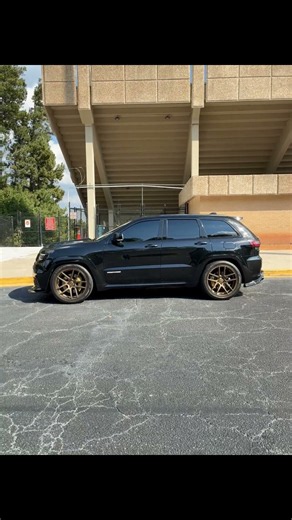 Procharged Jeep SRT with Borla catback exhaust #SRT #exhaust #mopar