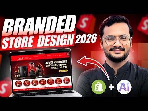 How to Design a Shopify Store with AI for Free 🚀 | Branded Shopify Store Design 2026