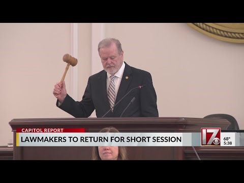 North Carolina lawmakers return for short session