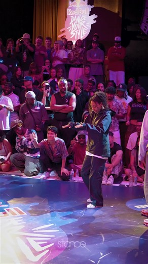 Paris from UK popping at the USA Finals battle night 🤖 Red Bull Dance Your Style USA 🇺🇸