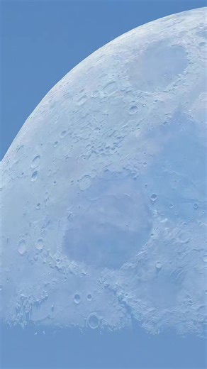 While zooming in on the Moon, a mysterious shadow appeared near the lunar surface.The Moon has no atmosphere, so shadows there look extra sharp and dark, unlike on Earth. Such shadows can be caused by craters, rocks, uneven terrain, or the angle of sunlight. But when seen suddenly during zoom, they can look unusual and raise questions. The Moon may look calm, but its surface still hides many visual mysteries. 🌕✨ #space #spacex #nasa #fblifestyle | Cosmic Adventure