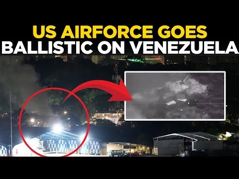 US Attacks Caracas LIVE | Trump’s Air Force CUTS Transponders, STRIKES Venezuelan Army Bases