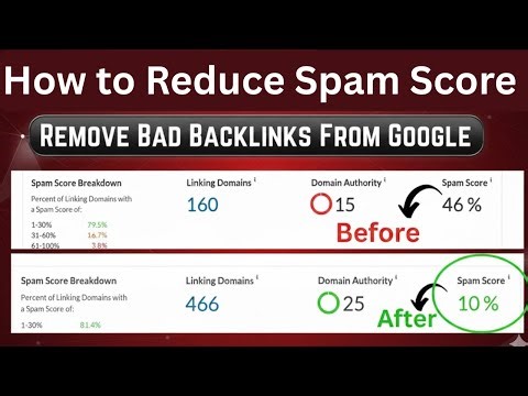 How to reduce the Spam Score of your website? Disavow links! 2026 ‪@Seosmartkey‬