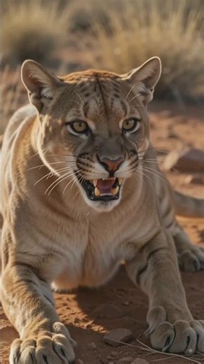 Kangaroo vs Puma fight 🦘#shorts #wildlife