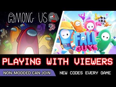 Among Us / Fall Guys Live Stream #418 | PLAYING WITH VIEWERS