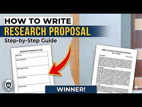 How to Write a Winning Research Proposal | Step-by-Step Guide 🎓