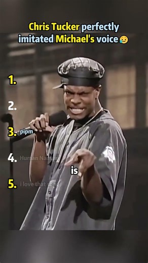 Chris Tucker perfectly imitated Michael’s voice😥#MJ #ChrisTucker #MichaelJackson