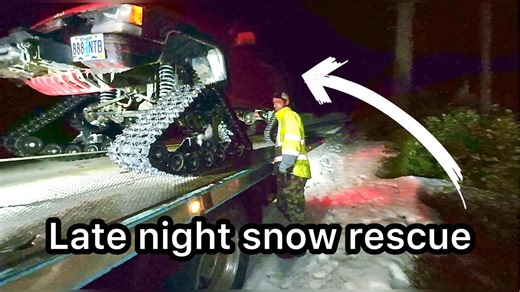 Deceptive snow traps tourists—a dramatic Jeep rescue