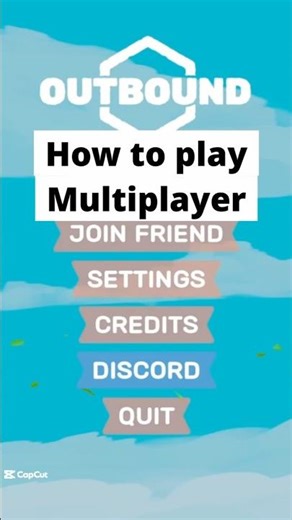 Tips How to join Multiplayer in Outbound #cozygaming #cozygames #shorts