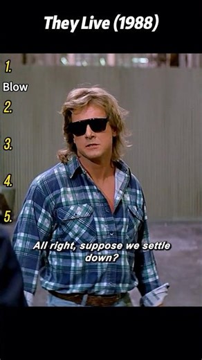 They Live (1988) | Nada Confronts Alien Officers
